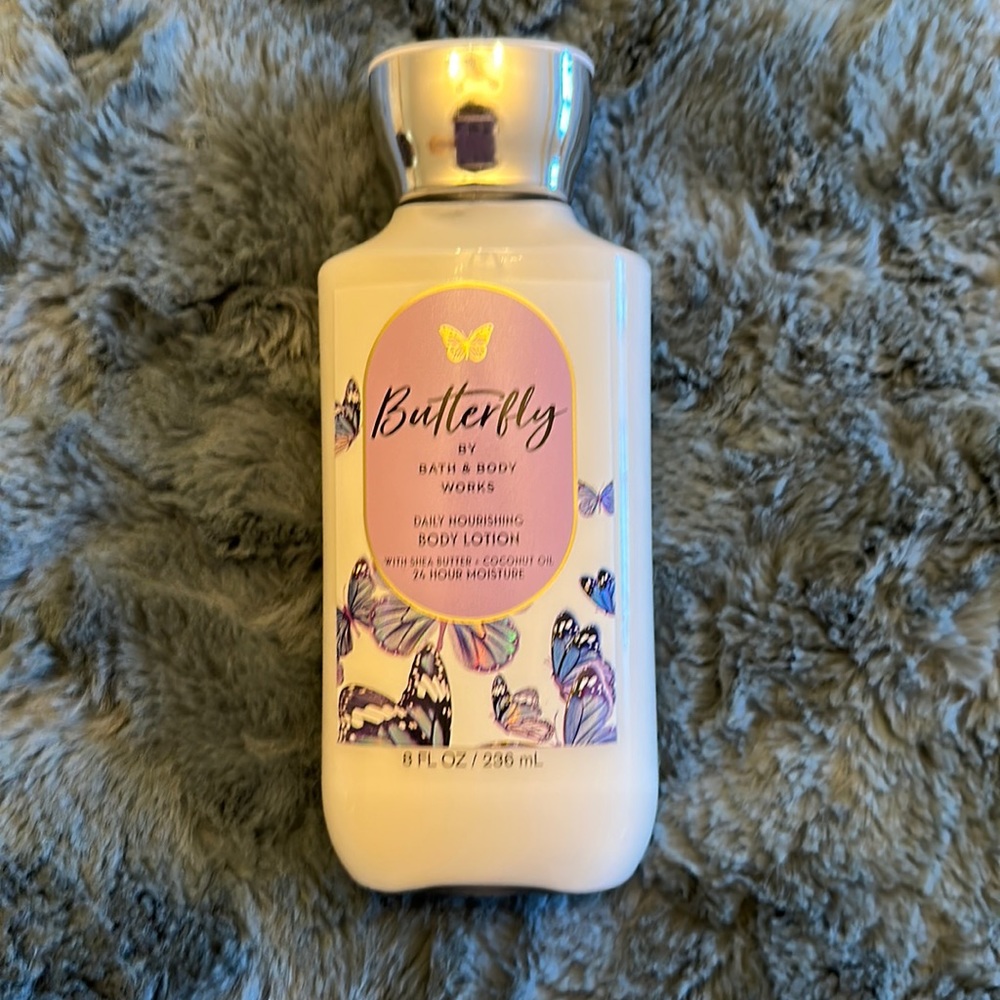 Brand new “Butterfly” lotion by bath and body works